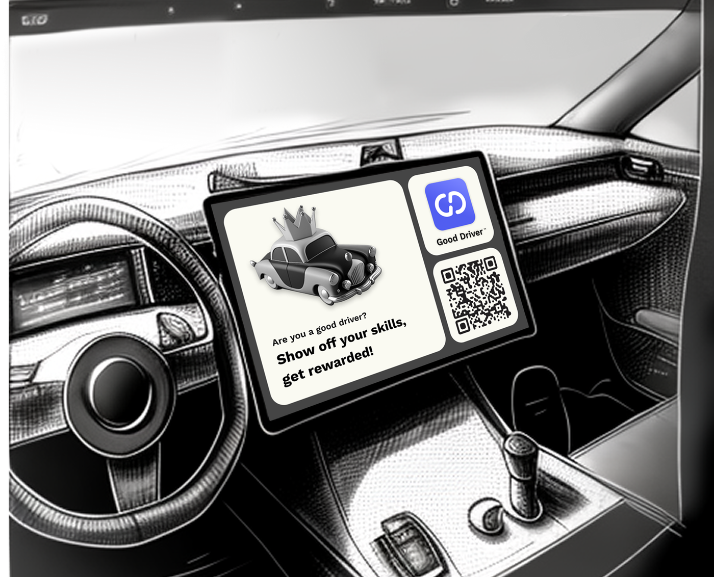 Good Driver in Ford vehicle dashboard