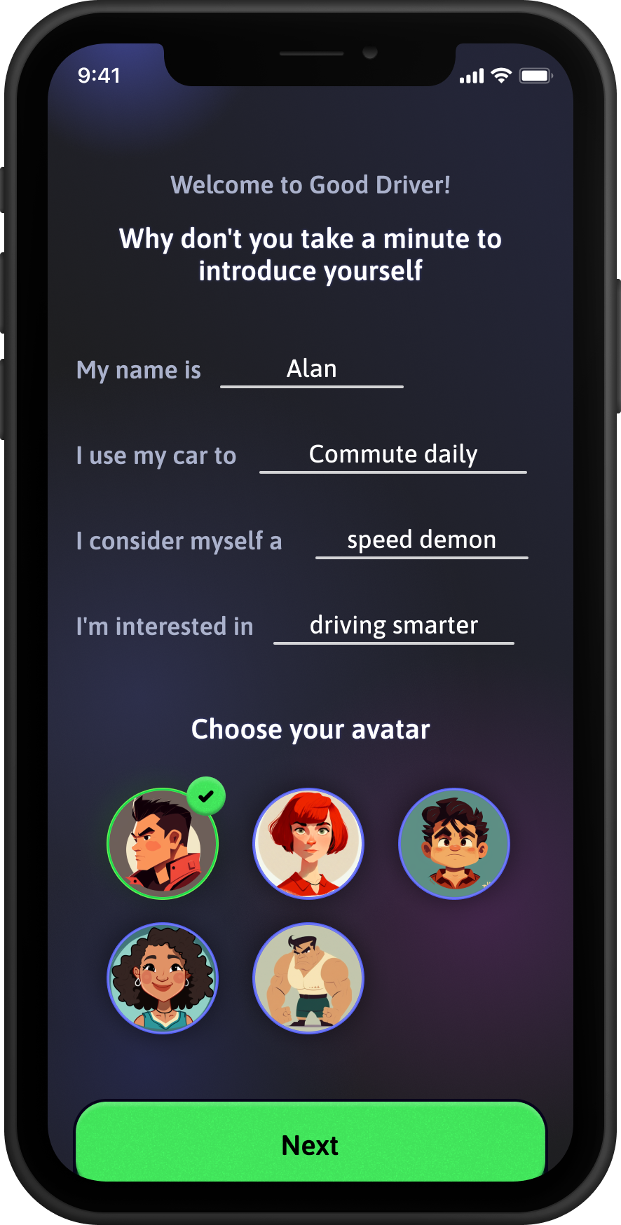 Active screen