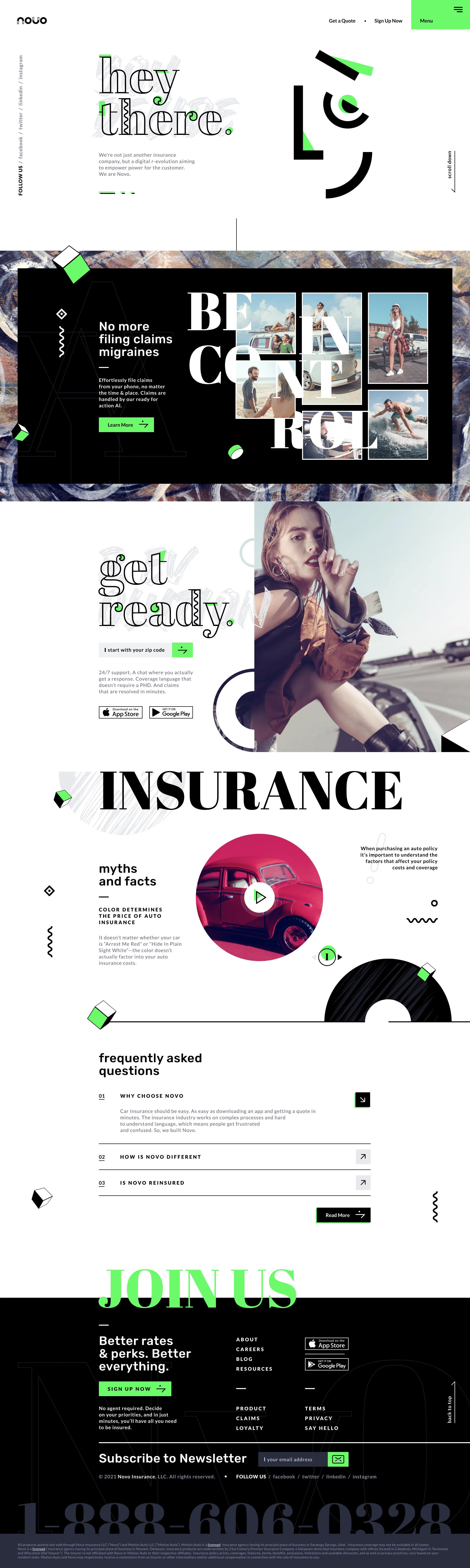 Novo website